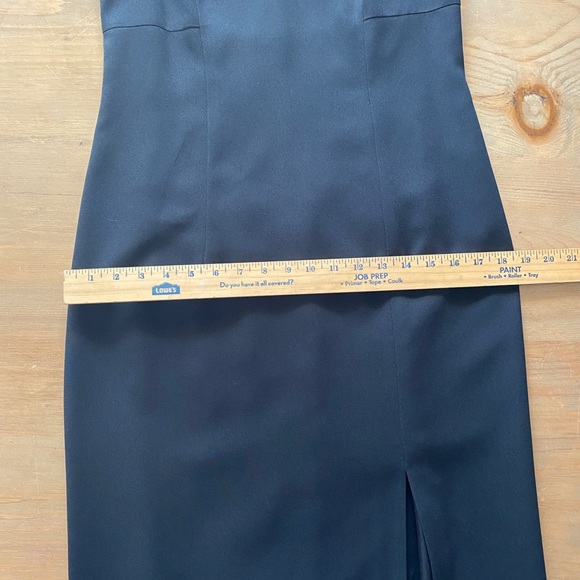 Vintage Patra Womens Long Black Dress Size 8 - Picture 3 of 7